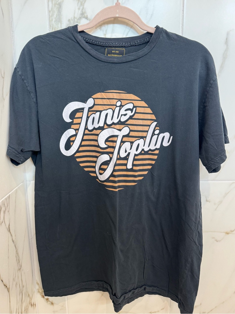 Janis Joplin Graphic Tee - Black